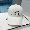 レディース メンズ 夏 カジュアル ベースボール キャップ アウトドア レジャー サマーフェス おしゃれ 女性用 かわいい クマ 韓国 野球帽 男性用 春 多目...