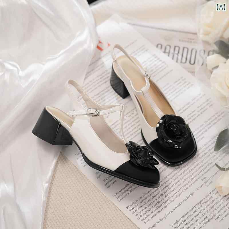 レディース 夏 ミュール おしゃれ フォーマル 歩きやすい 革 エレガント トゥ キャップ サンダル 女性 ..