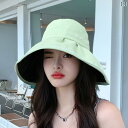 レディース 夏 帽子 日除け アウトドア レジャー サマー ビニール 抗 UV 女性 屋外 旅行 多目的 リボン フィッシング 日焼け防止
