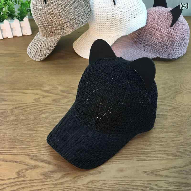 レディース ベースボール キャップ アウトドア レジャー サマーフェス 紫外線対策 サマー バイザー 野..