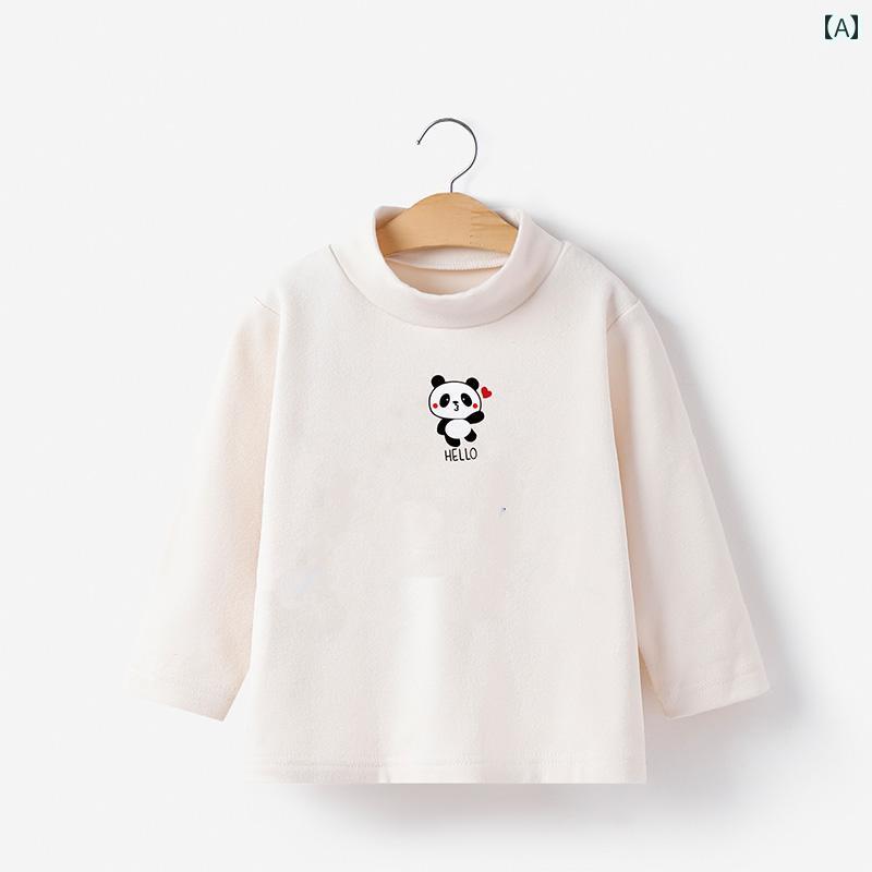 子供服 ベビー 秋服 ワンピース トップス 春秋 子供 ドイツ ベルベット サーマル 下着 男子 女子 シャツ 服