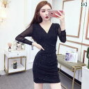 レディース イブニング ドレス パーティー ワンピース ナイトクラブ 女性 ディープ V ネック メッシュ 魅惑的 タイトヒップ ペディキュア テクニシャン オーバー オール