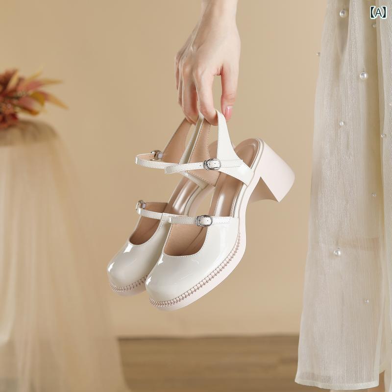 レディース 夏 ミュール おしゃれ フォーマル パーティー 女性用 ハイヒール トゥシューズ 快適 ワンワ..