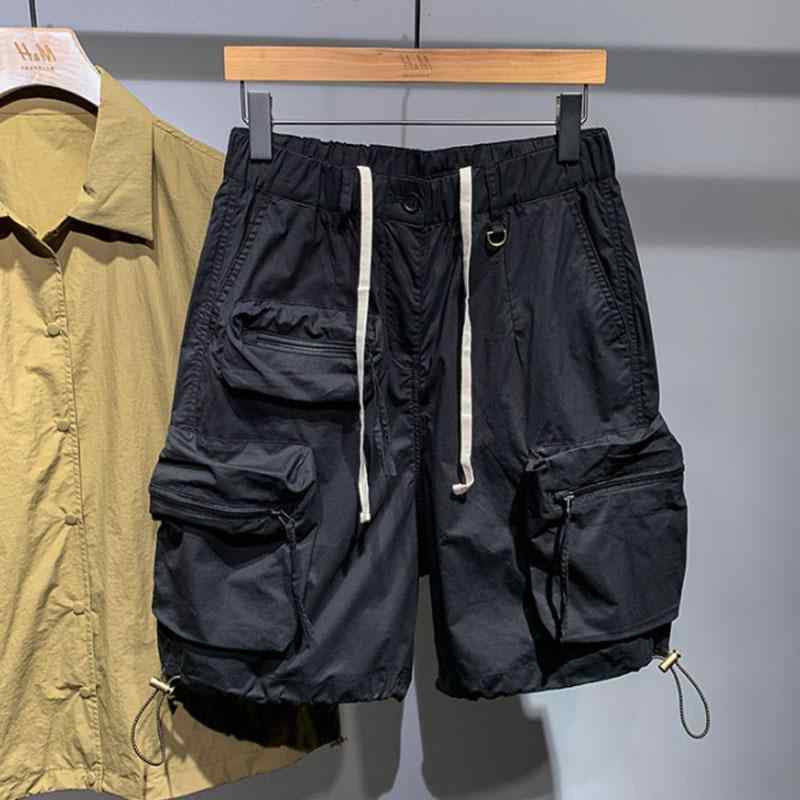 Short, Half Pants - メンズ 夏 カジュアル パンツ ハーフ スポーツ アウトドア シンプル カーゴ ショーツ ファッション ストレート 立体 マルチ ポケット 五分丈