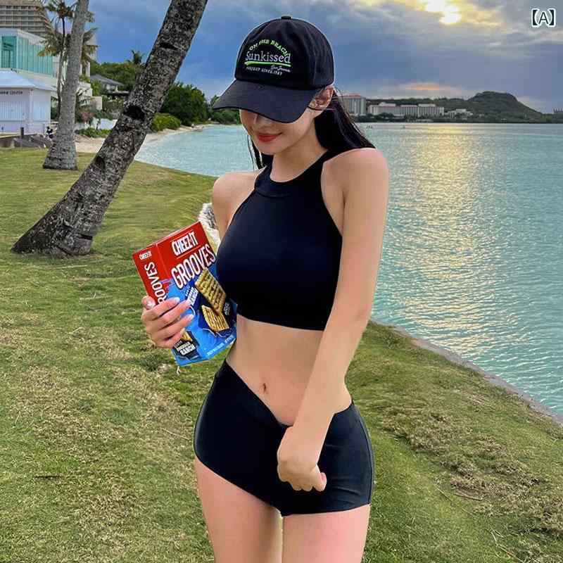 レディース 夏 水着 おしゃれ ビーチ リゾート プール 海水浴 レジャー 魅惑的 バストアップ セパレート ボクサー スリム 見せ お腹 カバー 温泉