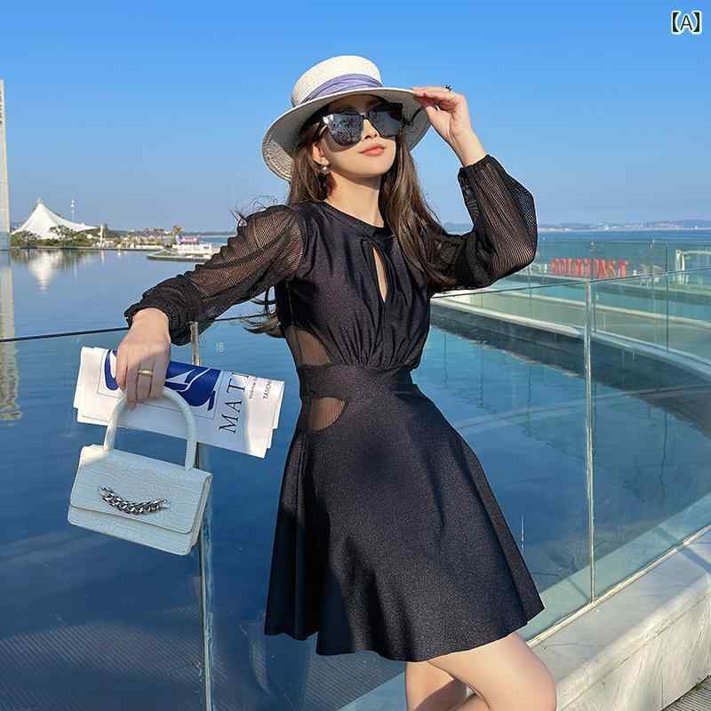 夏 水着 体型カバー ぽっちゃり 女の子 ビーチ プール リゾート おしゃれ 女性 ハイエンド 冬 大きめ サイズ 保守的 スリムベリー スカート