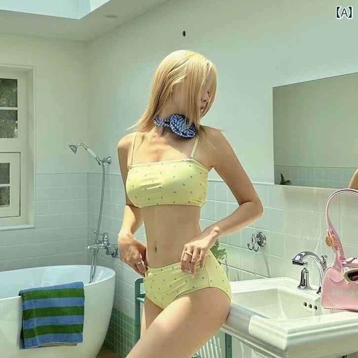 レディース 夏 ビキニ 水着 ビーチ プール おしゃれ リゾート 旅行 サマー レジャー 海水浴 大人 学生 ツーピース 魅力的 ストラップレス チューブ トップ セパレート 女の子 休暇