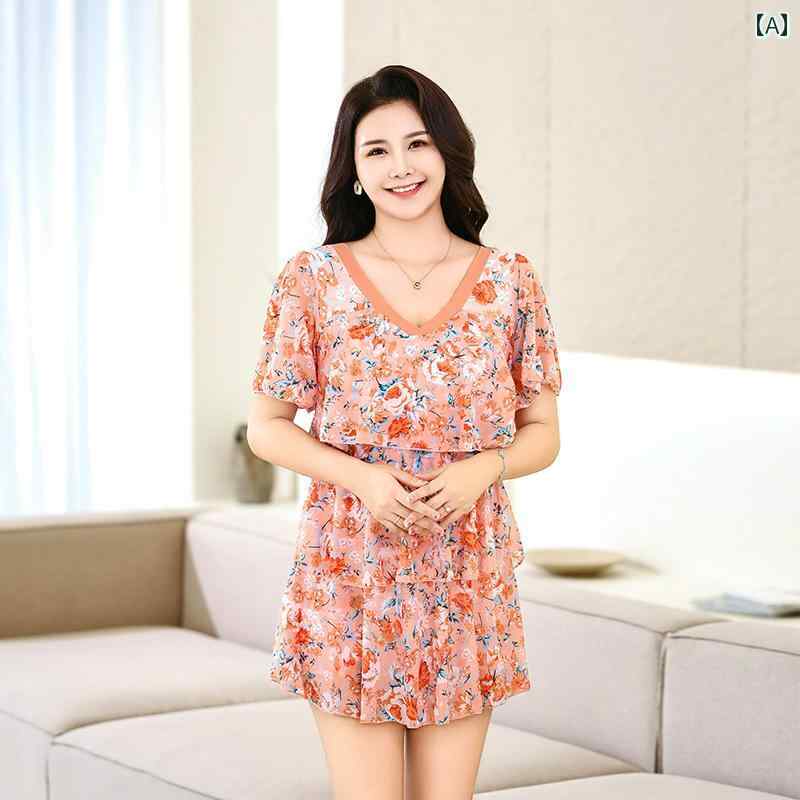 お母さん 水着 体型カバー おしゃれ ミセス 女性用 ワンピース 控えめ お腹 カバー 着痩せ 大きいサイズ スカート 風 ママ 温泉 リゾート プール ビーチ 海水浴