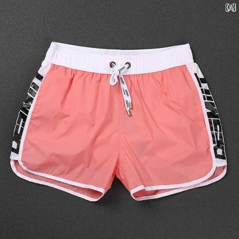 メンズ パンツ ビーチ 海パン 水着 海水 プール 海水浴 サーフィン スポーツ サマー ショーツ ホーム レジャー マルチ カラー 水泳 速乾 水 優しい