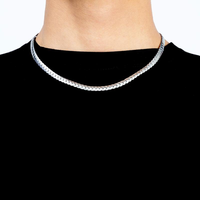 ネックレス HIPHOP ジュエリー ユニセックス シンプル エンボス キューバ メンズ ヒップホップ チェーン チタン鋼 アクセサリー