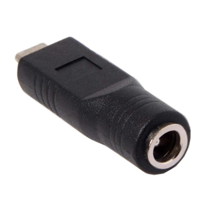 JSER 5.5x2.5mm DCジャック入力 USB-C Type-C電源プラグ 充電アダプター ノートパソコンフォン用 (UC-211-5525mm)