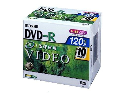 maxell 録画用 DVD-R 120分 1-4倍速対応10枚 DR120.1P10S