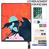SRJTEK For ipad mini 4 A1538 A1550 修理用 液晶パネル LCD ディスプレイスクリーン タッチパネル 修理パーツ 修理工具付き… (ブラック)…