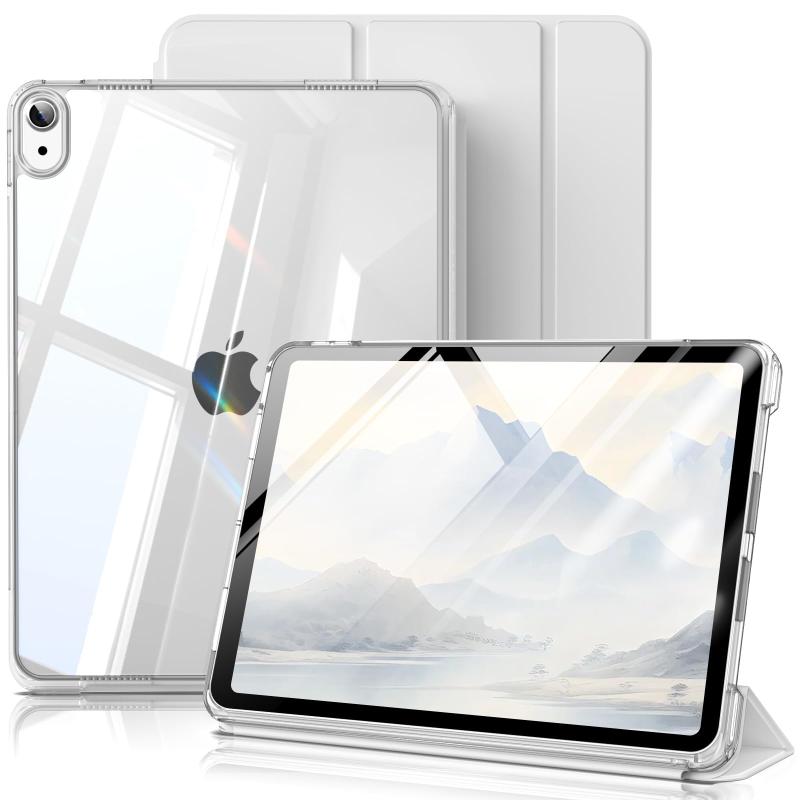 SQBEBS iPad 11世代/10世代 ケース 分離式 11インチ 2025/10.9インチ 2022 クリア 透明 背面 着脱式 カバー