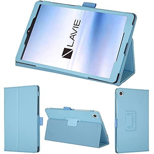 Wisers LAVIE T8 ケース タッチペン・保護フィルム付 T0855/CAS T0875/CAS PC-TAB08H02 8インチ NEC タブレット カバー [2021年新型]