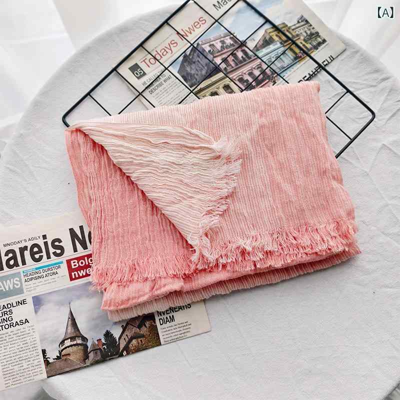 ストール レディース 春夏 薄手 ショール 紫外線対策 冷房対策 大判 190×75cm 接触冷感 シルク調 切り替え ストライプ フリンジ 軽い 通学 通勤用 スカーフ マフラー 幾何学