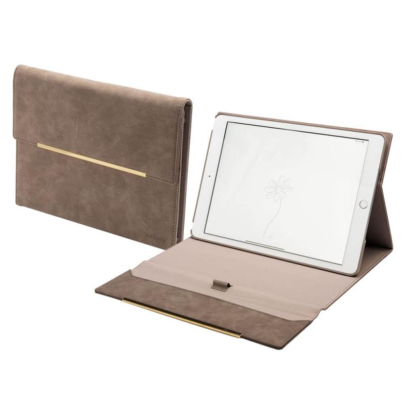 salisty iPad 10.2inch(第9/8/7世代)/iPad Air 10.9inch(第5/4世代)/iPad mini 8.3inch(第6世代)専用 ケース スエードスタイル 2