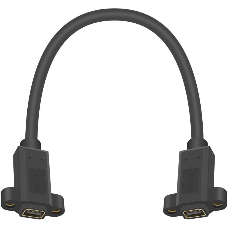 Poyiccot Mini Displayport 延長ケーブル、メス-メス