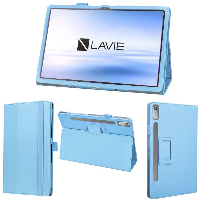 wisers LAVIE Tab T11 T1195 / FAS PC-T1195FAS TAB11/Q01 PC-TAB11Q10 専用タブレットケース 11.2インチ 対応 (タッチペン/保護フィルム 付き/スタンドタイプ) タブレットカバー 202