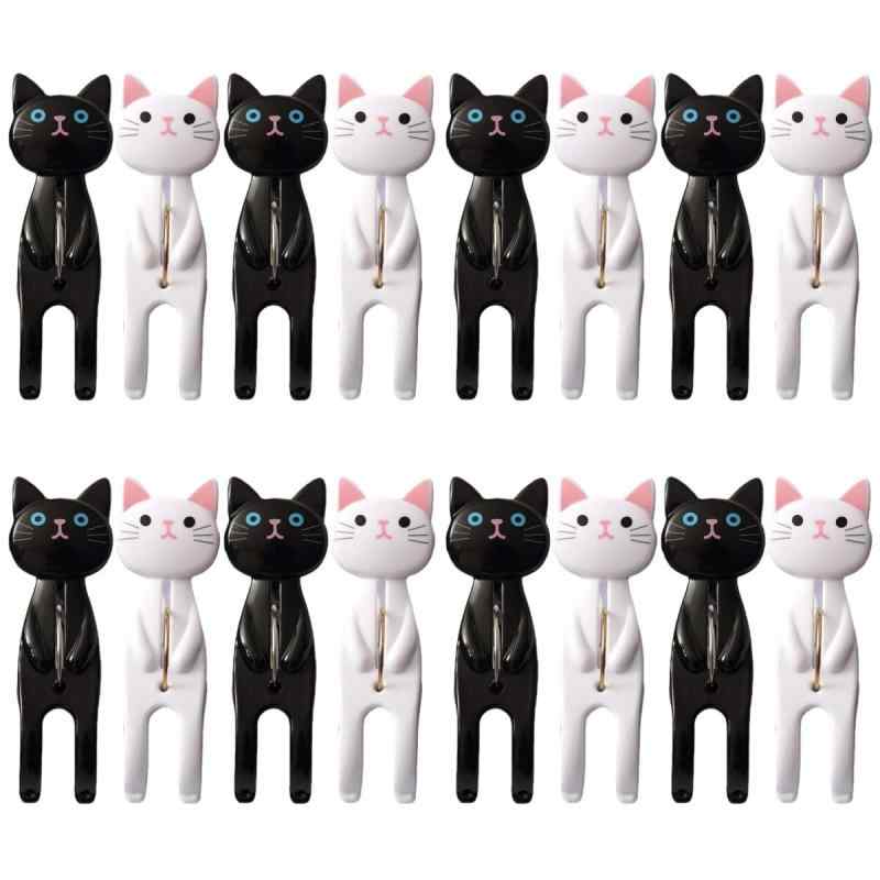 Amosfun 洗濯ばさみ 竿ばさみ 猫 大 タオル 毛布 シーツ用 おしゃれ かわいい 錆びない すべらない つ..