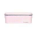 THANKO 炊飯器 小型 一人用 おひとりさま用超高速弁当箱炊飯器 白色/さくら色/藍色