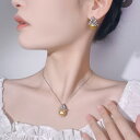 ネックレス ピアス セット レディース 南洋風フェイクパール 上品 エレガント 高見え ファッション オフィス 通勤 普段使い フォーマル ボックスチェーン ゴールドカラー フラワーモチーフ カジュアル プレゼント