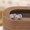 ピアス レディース 女性用 シルバー925 翡翠 ブルー 丸玉 幾何学模様 フチ取り 小ぶり シンプル 上品 トレンド 春夏 レトロ カジュアル デイリーユース