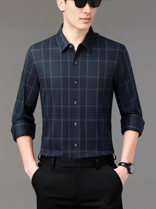 シャツ メンズ 形態安定 洗濯機洗い可 高耐久 カシミヤ100% やわらか肌触り 高級感 軽ビジネス カジュ..