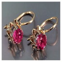 フックピアス レディース 通勤 カジュアル シンプル 欧米風 ファッション 大ぶり ジルコニア 宝石装飾 8本爪 ゴールドカラー 合金製 電気メッキ加工 ラウンド型 秋冬