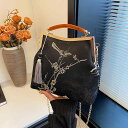 バッグ レディース 香雲紗 シルク がま口 ハンドバッグ ショルダーバッグ 斜め掛け 3WAY タッセル プリント柄 レトロ チャイナスタイル 上品 エレガント ママバッグ 大容量 内ポケット付き 日常使い 通勤 お出かけ