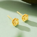 ピアス レディース S925純銀製 薔薇 ローズ ハート イエロージルコニア おしゃれ かわいい 上品 ファッション 通勤 デイリー使い プレゼント ギフト