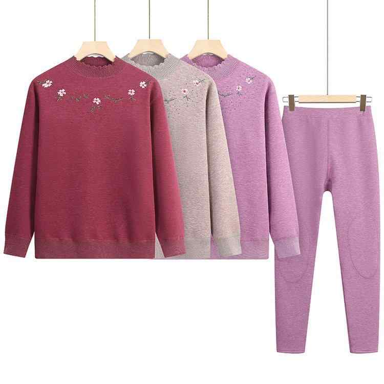 ニット レディース ミセス シニア 女性 秋冬 厚手 モックネック プルオーバー ストレッチ 無地 おしゃれ カジュアル インナー セーター トップス