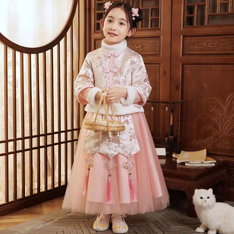 ・カテゴリ: 子供用チャイナドレス・唐装・民族衣装・スタイル: 中国風・デザイン: 唐装・性別: 女の子・主な素材: リネン80%・生地名: 麻混紡・生地加工: 柔軟加工・裏地素材: 綿・厚さ: 厚手・柄: 花柄・デザイン要素: プリンセス・カラー展開: ピンク・安全基準: B類