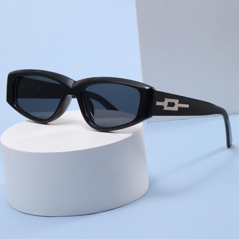 サングラス レディース 偏光レンズ UVカット UV400 多角形フレーム PC製 軽量 アジアンテイスト バック..