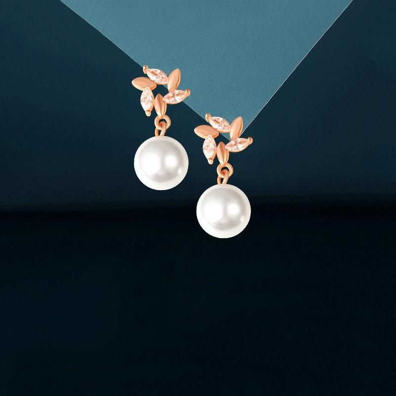 ピアス イヤリング レディース 女性用 S925純銀 花モチーフ シェルパール パール ジルコニア装飾 ユニ..