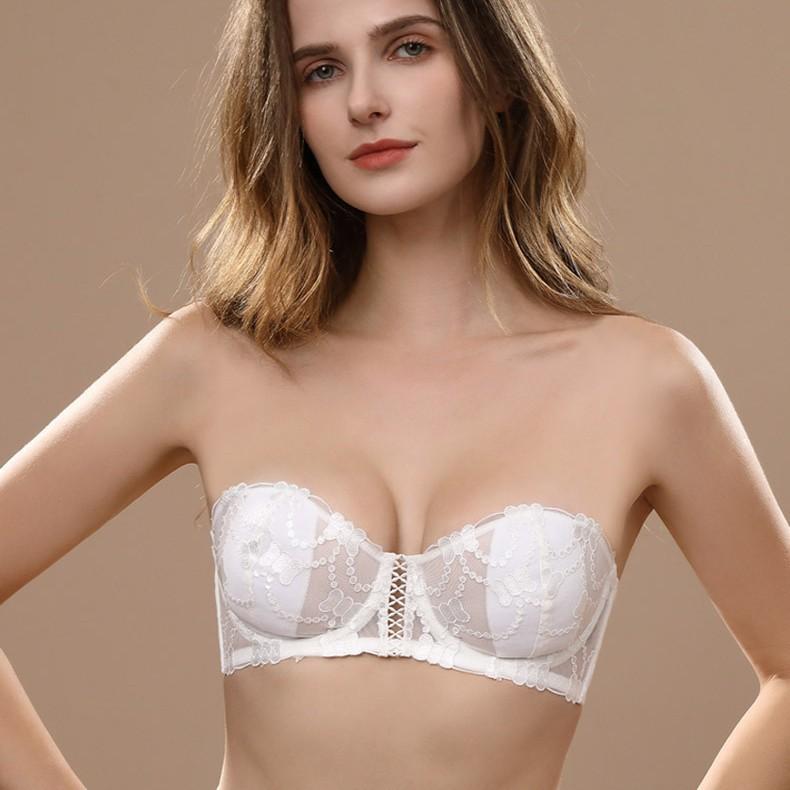 ・カテゴリ: ブラジャーセット・スタイル: セクシー・主な素材: ナイロン 80%以上90%未満・裏地素材: ポリウレタン・タイプ: パッド入り・カップ形状: 1/2カップ・モールドカップ: 薄型・ストラップ: 取り外し可能ダブル・ホック: バック3段・機能: 通気性、プッシュアップ、美背、快適、バストボリュームダウン・カラー展開: ホワイト、ピンク、ブラック・サイズ展開: 70A, 70B, 70C, 75A, 75B, 75C, 80A, 80B, 80C, 85C, 85B, 75D, 80D, 85D・対象年齢: 18～40歳