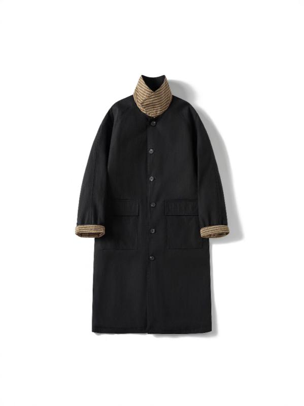 コート メンズ 男性用 秋冬 中綿入り 厚手 防寒 暖かい 韓国スタイル ミドル丈 セミロング アウター ビジネス 通勤 カジュアル 襟付き テーラード ポリエステル