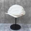 ベレー帽 レディース 日よけ 紫外線対策 通気性 薄手 綿麻 コットンリネン ヴィンテージ風 レトロ キャスケット風 アシンメトリー タック入り 個性的 デザイン 上品 ナチュラルテイスト 春夏 帽子