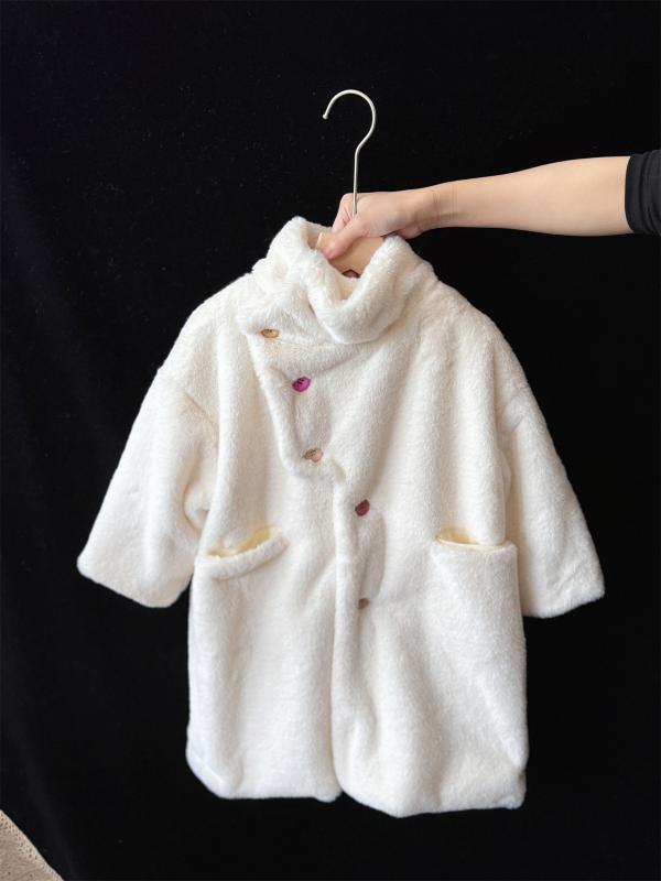 コート 女の子 ガールズ キッズ 防寒 あったか 裏ボア 厚手 もこもこ 韓国風 オルチャン おしゃれ 中綿 ロング丈 スタンドカラー 長袖 ポリエステル 秋冬...