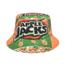 セキュアデポで買える「バケットハット メンズ UVカット 紫外線対策 日よけ アルファベット デジタルプリント お菓子 キャラクター柄 アウトドア スポーツ カジュアル レトロ ヴィンテージ ポリエステル オールシーズン」の画像です。価格は4,286円になります。