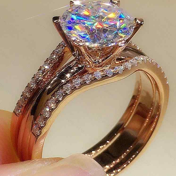 指輪 レディース 幾何学デザイン レトロ 大ぶり シンプル 個性的な 合金 ローズゴールド 電気メッキ加工 通勤 オフィススタイル エレガント おしゃれ 大人女子