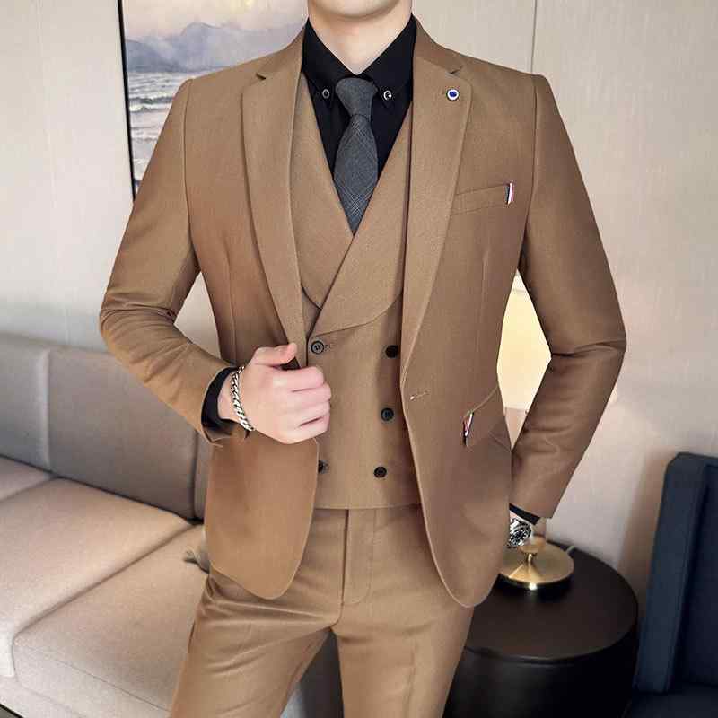 メンズ スーツ セットアップ スリムフィット ビジネス フォーマル 結婚式 新郎 ゲスト 通勤 礼服 ブリティッシュスタイル ジャケット ..