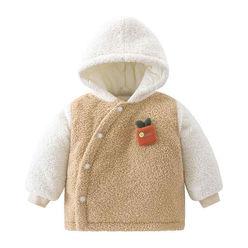 アウター ベビー 赤ちゃん 男の子 キッズ 幼児 秋冬 厚手 あったか 防寒 テディボア フード付き 中綿ジャケット コート ユニセックス カジュアル 動物柄 ...