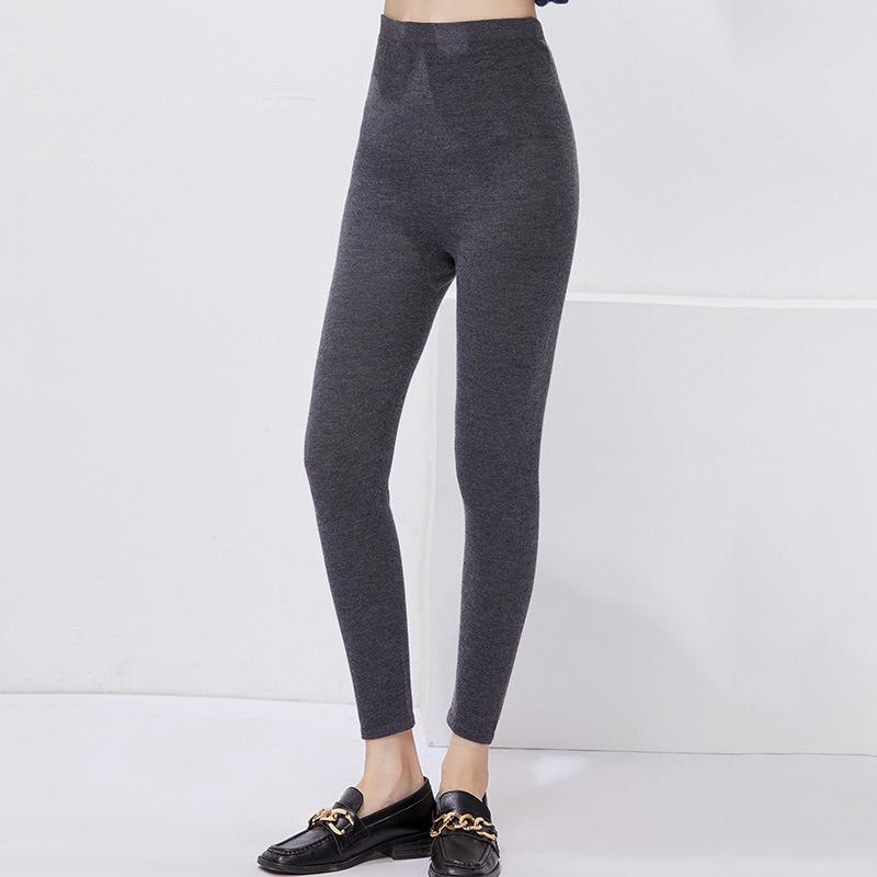 レギンス レディース 暖か 保温 カシミヤ スリムフィット ハイウエスト 無地 伸縮性 ストレッチ 着痩せ効果 外出着 ルームウェア 部屋着 ブラック グレー タイト スパッツ ボトムス