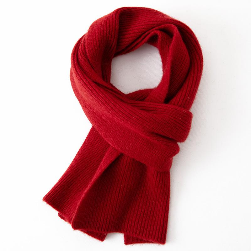 マフラー メンズ レディース 男女兼用 100%カシミヤ 厚手 ニット 防寒 保温 大判 やわらか 無地 首元あったか ネックウォーマー 秋冬 通勤 通学 カジュアル ギフト 贈り物 ウォッシャブル