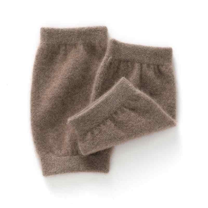 膝サポーター メンズ レディース 純カシミヤ100% ニット 防寒 保温 あったか 関節保護 冷え対策 レッグウォーマー フリーサイズ ベージュ パープル ブラックの商品画像