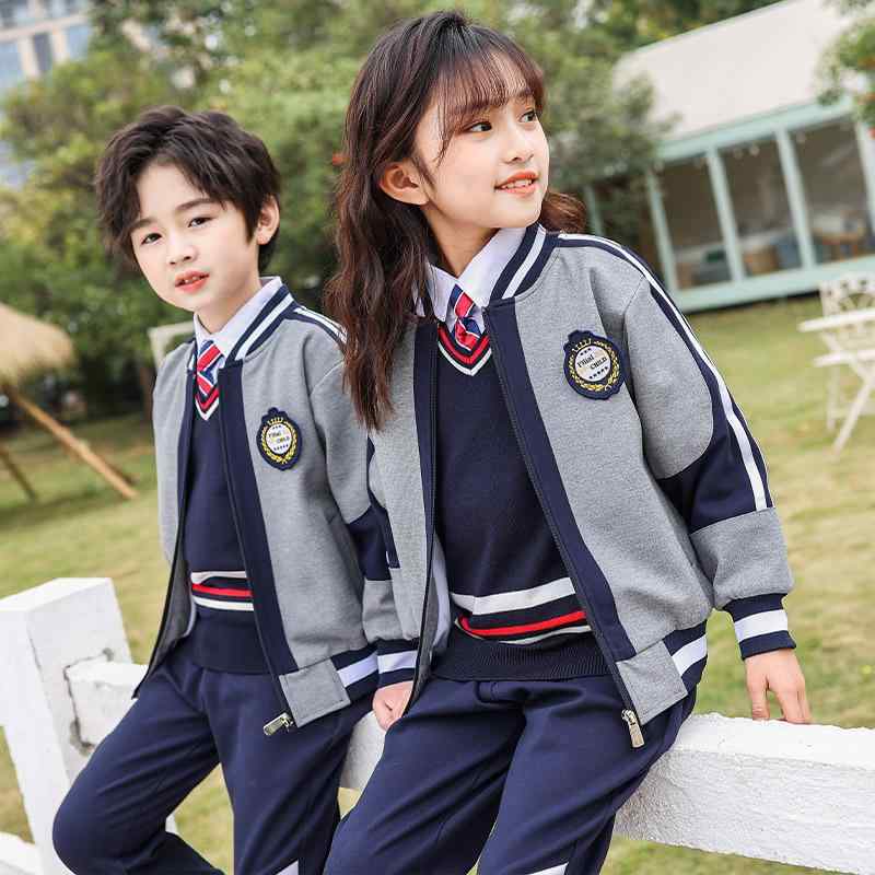 制服 キッズ 小学生 中学生 幼稚園 園児 男女兼用 英国風 ブリティッシュスタイル 春秋 長袖パンツ セ..