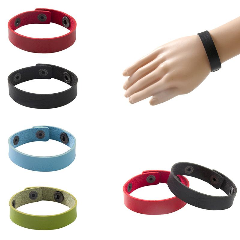 ブレスレット メンズ レディース 男女兼用 PUレザー 革 スタッズ パンク 欧米風 レトロ ヴィンテージ シンプル 個性派 ペア カップル リストバンド アクセサリー 豊富なカラー
