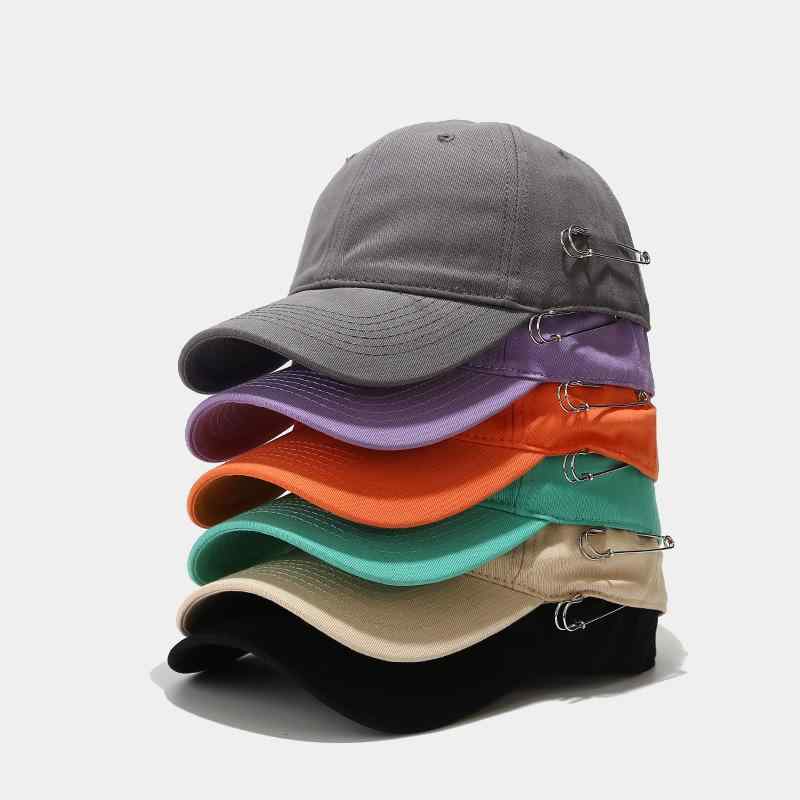 野球帽 レディース メンズ ユニセックス 小顔効果 ブローチ付き ストリート ヒップホップ シンプル 無..