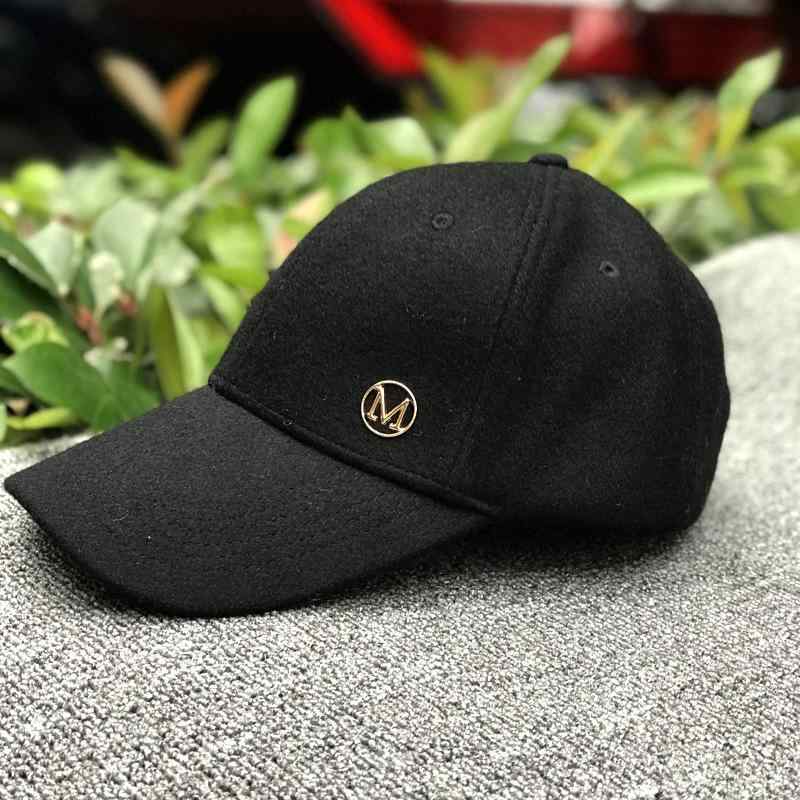 ベースボールキャップ レディース 秋冬 ウール素材 厚手 あったか 保温性 カーブつば サイズ調節可能 アウトドア カジュアル 普段使い おしゃれ ファッション 小物